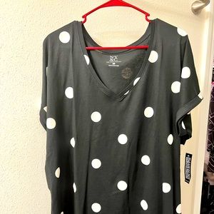 Polka Dot Tshirt Dress